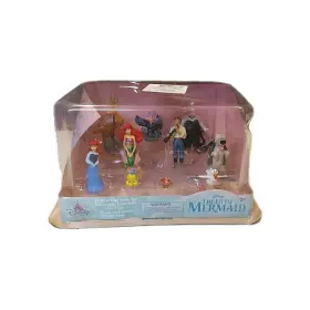 087-26-1656 Disney Store Ariel The Little Mermaid 10-piece Deluxe Figure Set Nib Box Wear