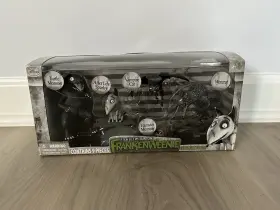 12208 Disney Frankenweenie After Life Sparky Figures Collectors Set Cat Hamster New
