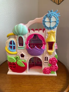 180-s3 Disney Princess Little Kingdom Playftn Carry Castle Playset Carrying Case Storage