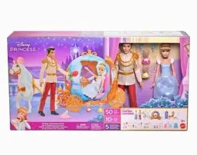 Disney 194735259267 New Princess Cinderella Ultimate Gift Set With Carriage Horse Dolls