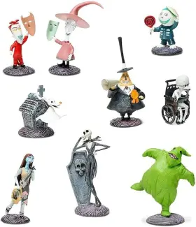 Disney 196243265952 Tim Burton S The Nightmare Before Christmas Deluxe Figurine Set