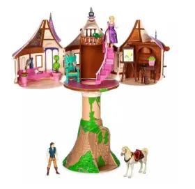 Disney 313087444446 Parks Rapunzel Tower Play Set Tangled Flynn Mother Gothel Maximus Nib