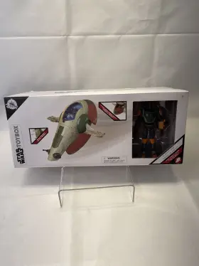 Disney 400928363322 Star Wars Toybox Boba Fett With Slave 1 Parks Store Action Figure New