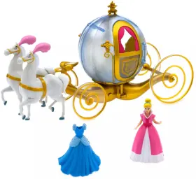 Disney 417142839144 Princess Cinderella And Carriage Playset