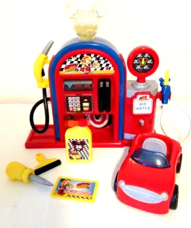 0738 Disney 461039441309 Interactive Store Mickey And The Roadster Racers Gas Station Playset