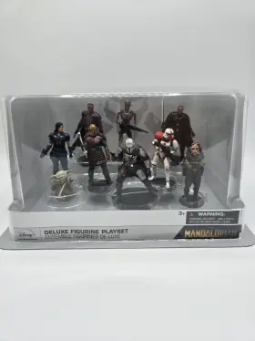 Disney 461070691268 Store The Mandalorian Deluxe 9 Figurine Playset Figures Star Wars New