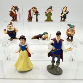 Disney 463720237215 Snow White And The Seven Dwarves 9 Figurines Figures Lot Cake Toppers