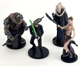Disney 463728541673 Star Wars Store Jabba Hutt Playset Figures Luke Leia Fortuna Gamorrean