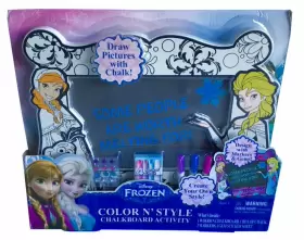 Disney 722295223130 Frozen Color Nft Style Chalkboard Activity Playset 2015 Tara Toys