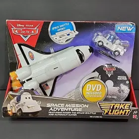 Disney 746775076955 2011 Cars Moc Roger Mater Space Mission Adventure Shuttle Set Mattel
