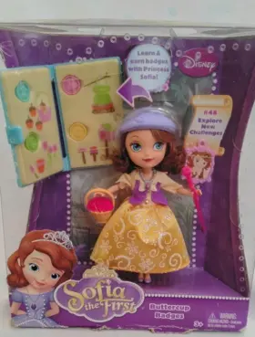Disney 746775302191 Princess Sofia The First Buttercup Badges 5 Inch Doll Playset Damaged Box