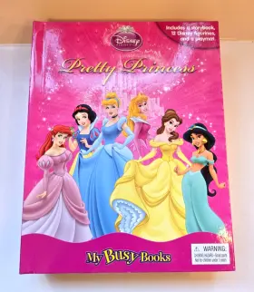 Disney 782764318805 Pretty Princess My Busy Books W All 12 Figures And Mat - New