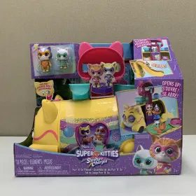 040460 Disney 886144670282 Junior Superkitties Purr N Go Playset And Figures Toy
