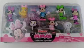 Disney 886144897719 New Nos Minnie Mouse And Pets Figs. 8pc Set Cute Cake Toppers Damaged Box