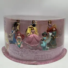 Disney 887734321690 Princess Deluxe Figurine Playset 8 Piece New