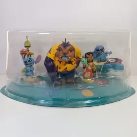 Disney 887734321706 New Disneys Lilo And Stitch 5 Piece Figurine Cake Topper Set Missing Insert