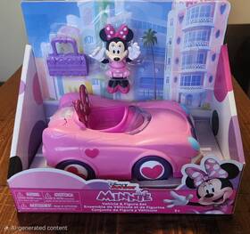 Disney 89956 Junior Minnie Vehicle And Figure Set New 2023