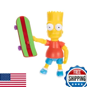 B0cqmjhvd2 Disney The Simpsons 5 Inch Bart Collectible Action Figure - Vibrant Durable And Authentic