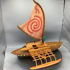 B8308 Disney Moana Starlight Canoe Playset With Light-up Feature 2015 Hasbro Hei