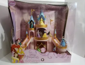 Disney Collection 887734253908 Princess Light-up Castle With 11 Piece Playset Flawed Box