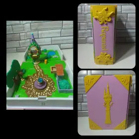 Fac-076729-19180 Disney Princess Rapunzel Tangled Story-book Play-set