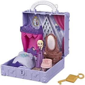 E6859 Disney Frozen Pop Adventures Elsas Bedroom Pop-up Playset With Handle