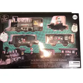 Nbctrain01 Disney The Nightmare Before Christmas Jack Skellington Holiday Express Train Set New