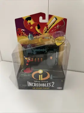 Disney Pixar 039897749334 Sealed Incredibles 2 Lab Assault Playset With Elastigirl