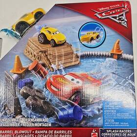 Disney Pixar 887961367867 Cars Splash Racers Barrel Blowout Playset New Kids M2