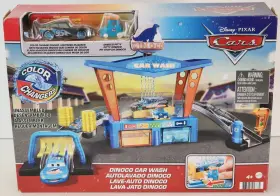 Gtk91 Disney Pixar Cars Color Changers Dinoco Car Wash Lightning Mcqueen Brand New