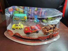 Nb114637250909963 Disney Pixar Cars Figurine Lightning Mcqueen Playset Set Of 6 Brand New Dented