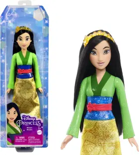 Disney Princess 194735120291 Mulan 11 Inch Fashion Doll With Black Hair Brown Eyes And Accessory