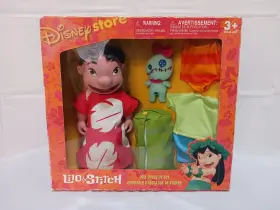 Disney Store 045672652089 Lilo And Stitch Doll Dress Up Set Toys New Rare Nib Sealed Figure