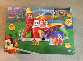 Disney Store 461054955478 Mickey 11pc Firehouse Playset Lights Sounds 2 New Sealed
