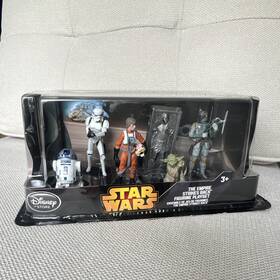 Disney Store 463728545 Star Wars Empire Strikes Back Playset R2-d2 Luke Yoda