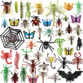 B0b2p7k6ry Doitem Realistic Insect Toy Figures For Kids 45pack Colorful Assorted Play Bugs