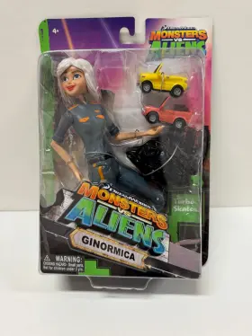44012 Dreamworks Monsters Vs. Aliens Ginormica Action Figure Toyquest 2009 Nrfp New