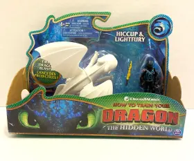 6045104 Dreamworks How To Train Your Dragon The Hidden World Hiccup Lightfury Action Figures Mip