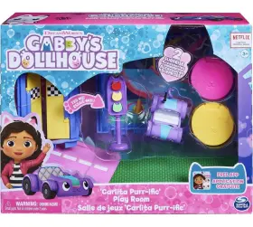 Dreamworks 778988380529 Gabbys Dollhouse Carlita Purr-ific Play Room Playset By Netflix New