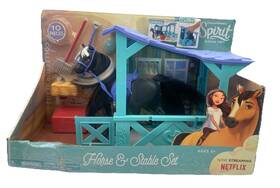 Dreamworks 886144393518 New 2018 Spirit Riding Free 10pc Horse And Stable Set Playset Toy