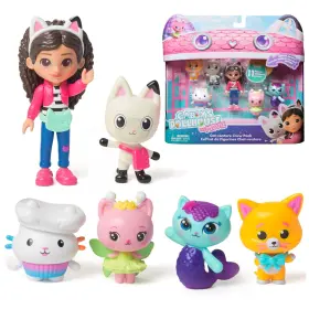 B0dt8hddg7 Dreamworks Gabbys Dollhouse Movie Cat-venture Crew Pack 11-piece Figure Set Ages 3