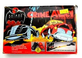 Ertl 036881026808 Vintage 1993 Batman The Animated Series Crime Alley Race Nft Chase Playset 3