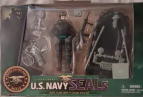 37442 Excite U.s. Navy Seal Action Figure Playset With Inflatable Watercraft Rifle