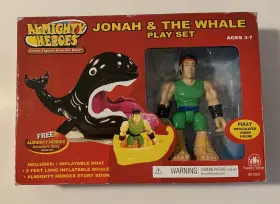 Family Values 852585010017 Almighty Heroes Jonah And The Whale Play Set