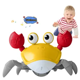 B0d66m3nnm Feelguy Crawling Crab Baby Toy Infant Sensory Tummy Time Ages 3-12 Months