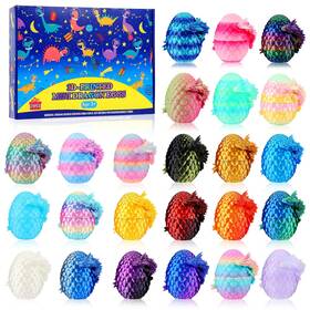 Fenoee B0fwd59t5r 24 Pack 3d Printed Dragon Eggs With Inside Prefilled Easter