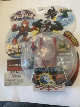 653569816249oh7 Fighter Pods Marvel Ultimate Spiderman Micro Heroes Mega Battles Series 1