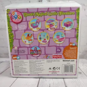 Fisher-price 027084435115 Dora The Explorer Magical Castle Furniture Set All 6 Rooms Wands