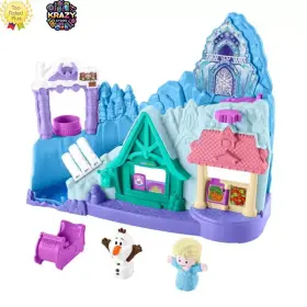 Fisher-price 313106965938 Disney Frozen Arendelle Sledding Adventures Little People Toddler Playset With 2