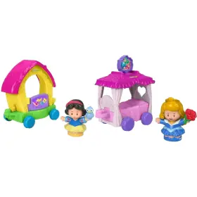 Fisher-price 887961355055 Little People Disney Princess Parade Floats Bundle With Sleeping